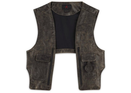 Air Jordan Men's X J Balvin Collab Leather Vest