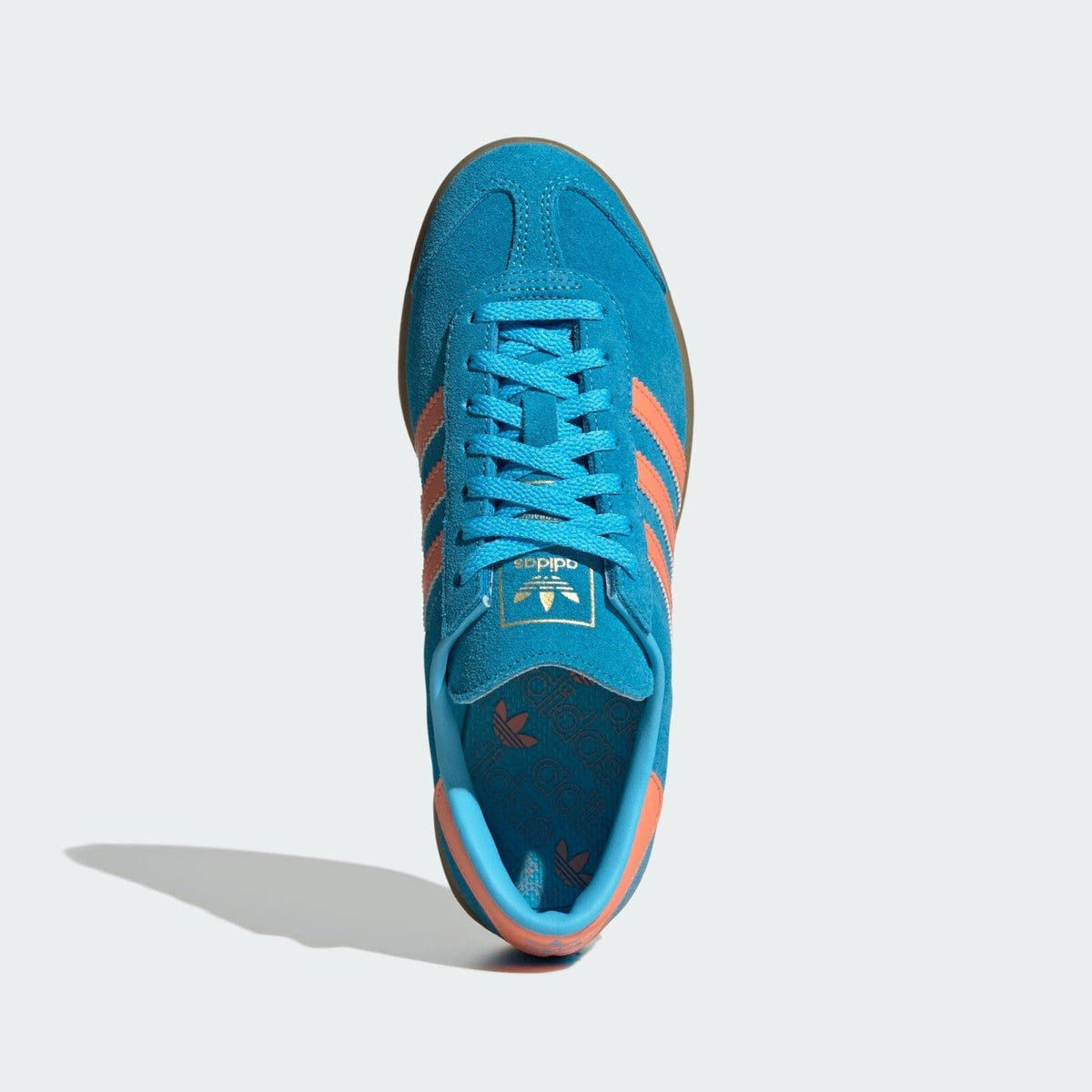 adidas Women's Hamburg 'Sky Rush Semi Coral Gold Metallic ' Sneakers