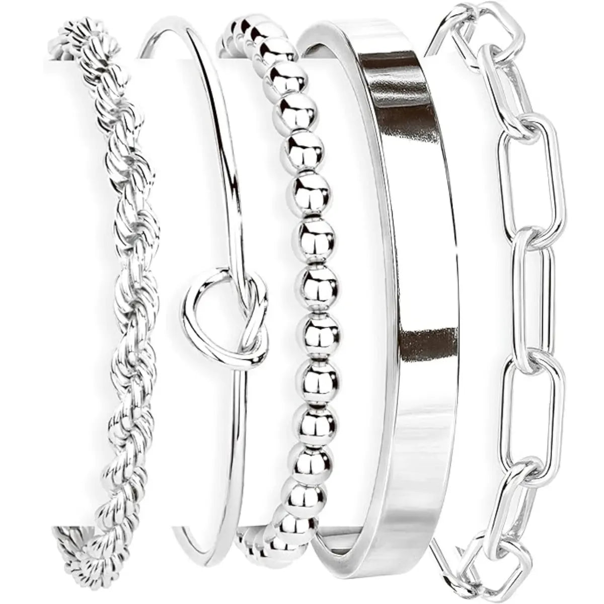 Trendy Layered Bracelet Set for Women