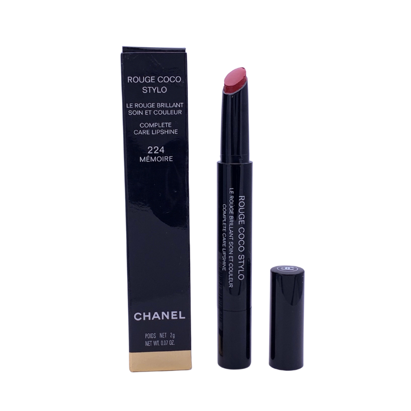 Chanel Rouge Coco Stylo Red Lipstick Lipshine 224 Memoire