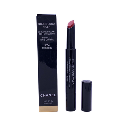 Chanel Rouge Coco Stylo Red Lipstick Lipshine 224 Memoire