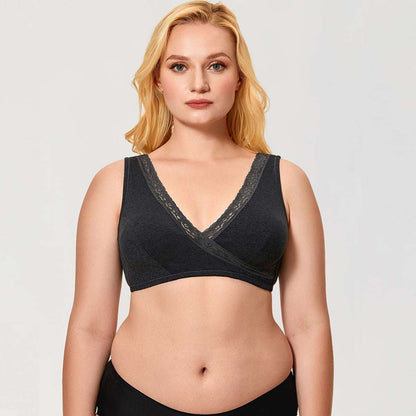 Front Crossover Wireless Nursing Bra