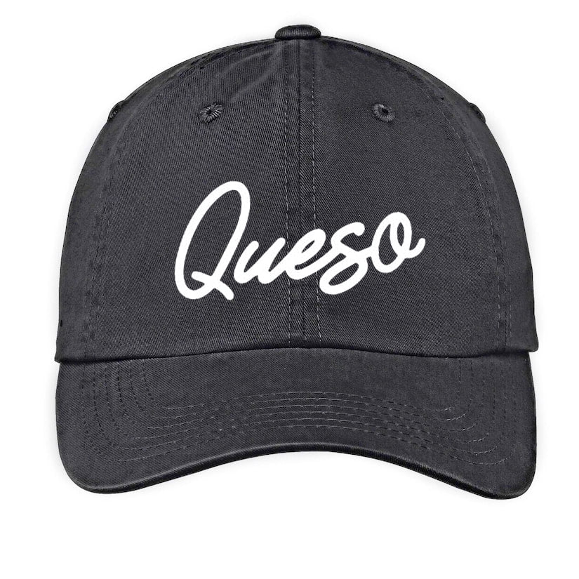 Frankie Jean Queso Cursive Baseball Cap