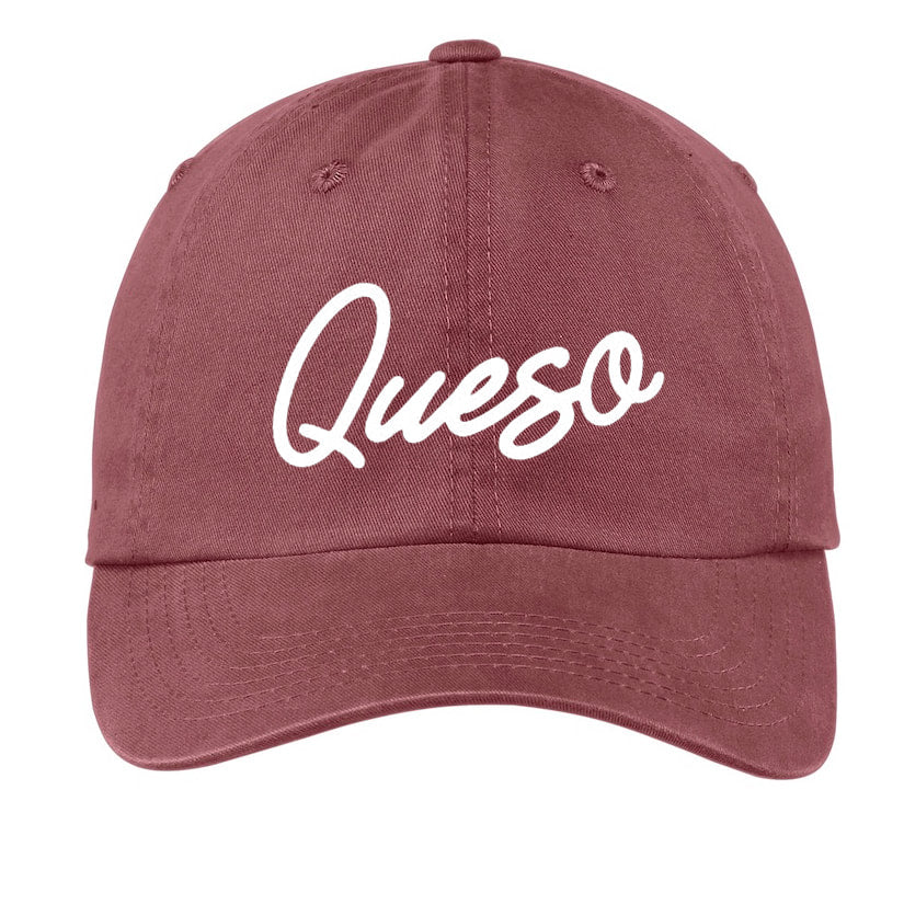 Frankie Jean Queso Cursive Baseball Cap