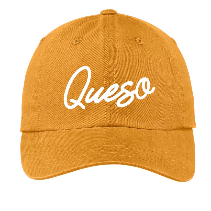 Frankie Jean Queso Cursive Baseball Cap