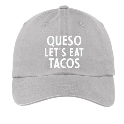 Frankie Jean Queso Let's Eat Tacos Baseball Cap