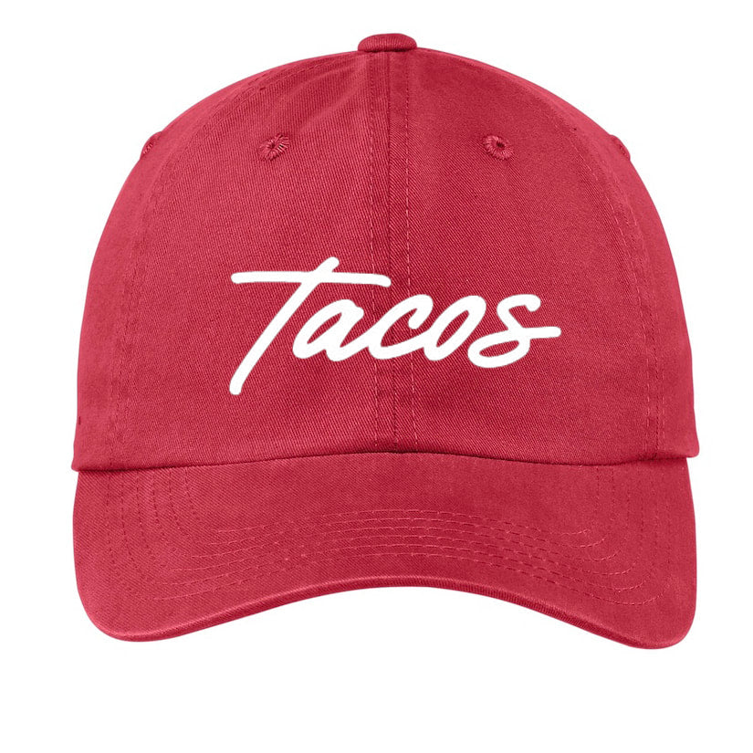 Frankie Jean Tacos Cursive Baseball Cap