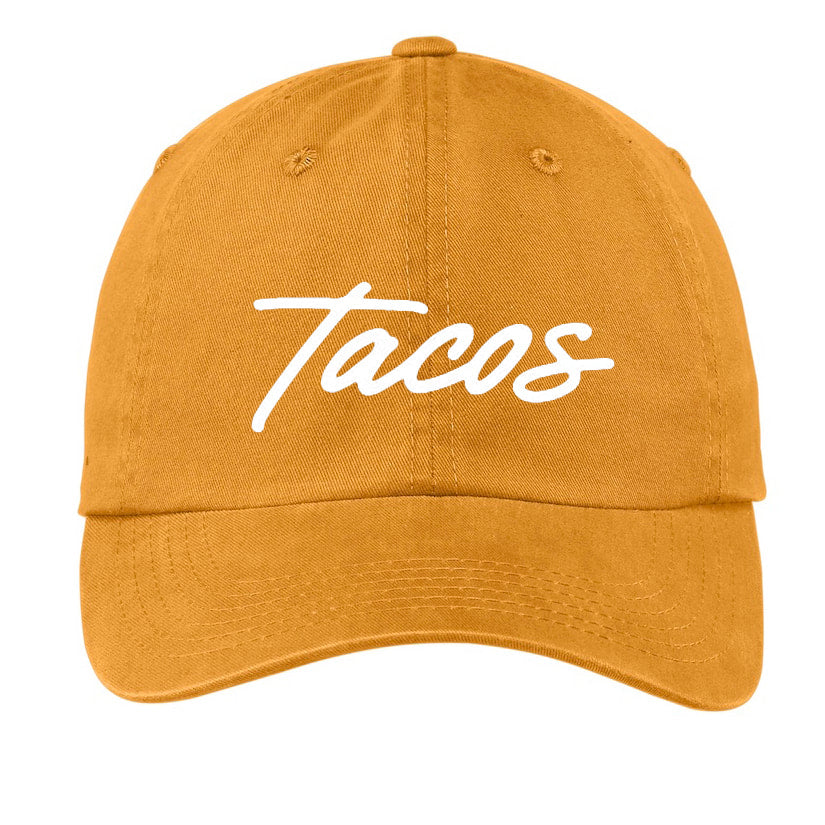 Frankie Jean Tacos Cursive Baseball Cap