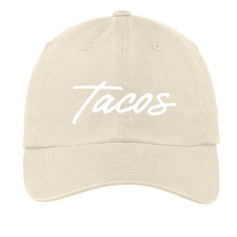 Frankie Jean Tacos Cursive Baseball Cap