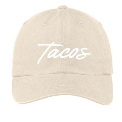 Frankie Jean Tacos Cursive Baseball Cap