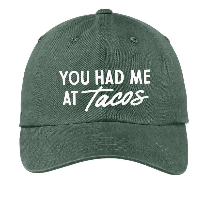 Frankie Jean You Had Me At Tacos Baseball Cap