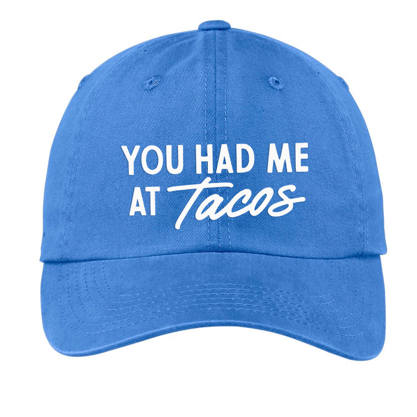 Frankie Jean You Had Me At Tacos Baseball Cap