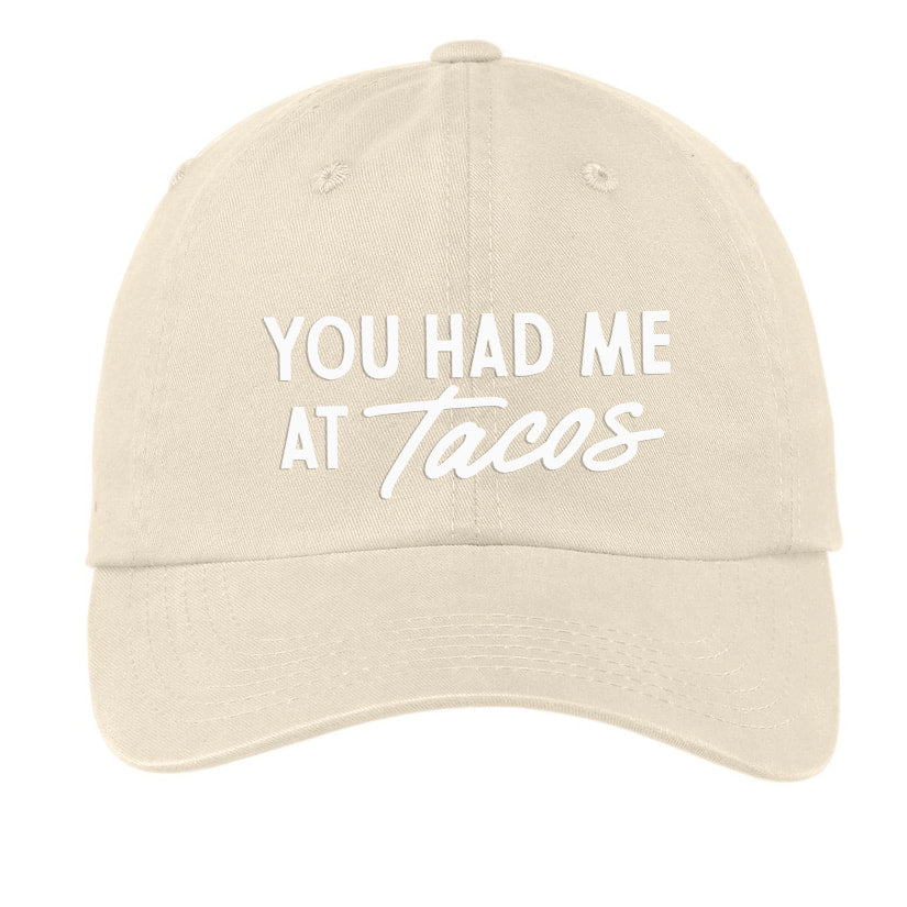 Frankie Jean You Had Me At Tacos Baseball Cap