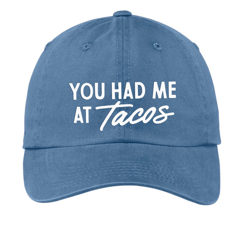 Frankie Jean You Had Me At Tacos Baseball Cap