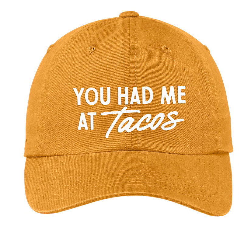 Frankie Jean You Had Me At Tacos Baseball Cap
