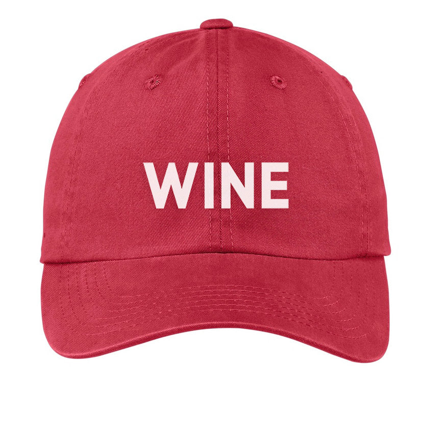 Frankie Jean Wine Baseball Cap
