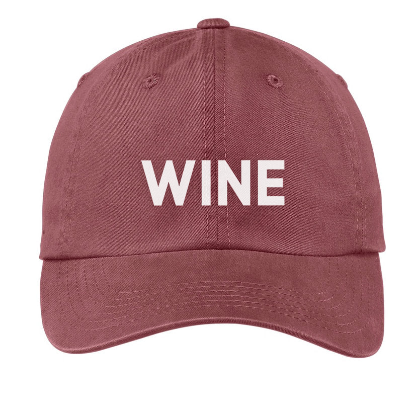 Frankie Jean Wine Baseball Cap