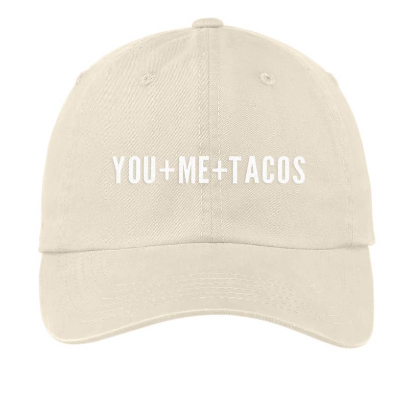 Frankie Jean You + Me + Tacos Baseball Cap