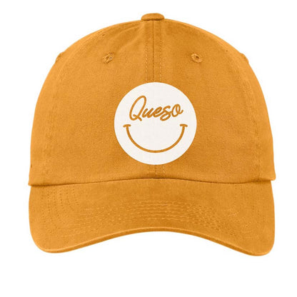 Frankie Jean Queso Cursive Smile Baseball Cap