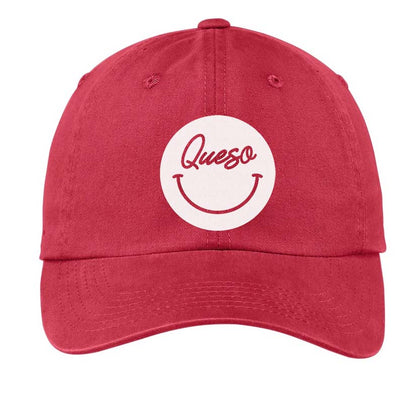 Frankie Jean Queso Cursive Smile Baseball Cap