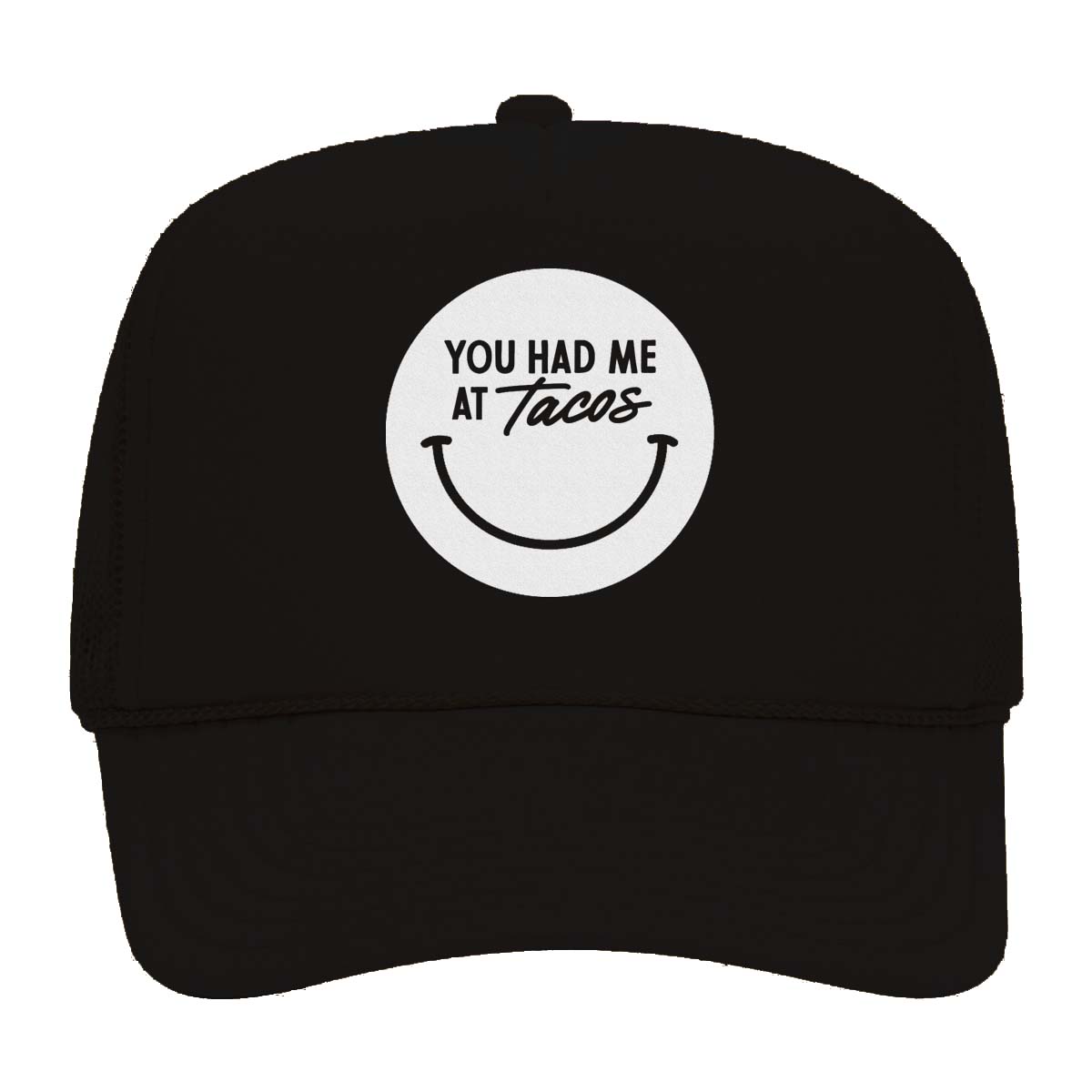 Frankie Jean You Had Me at Tacos Smile Foam Snapback