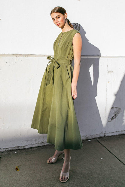 Delicate Dreams Woven Midi Dress