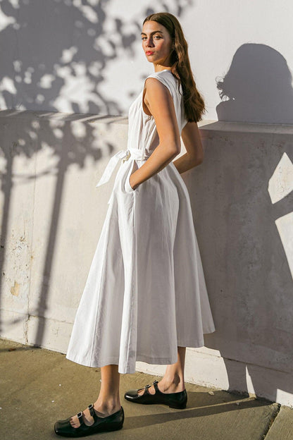 Delicate Dreams Woven Midi Dress