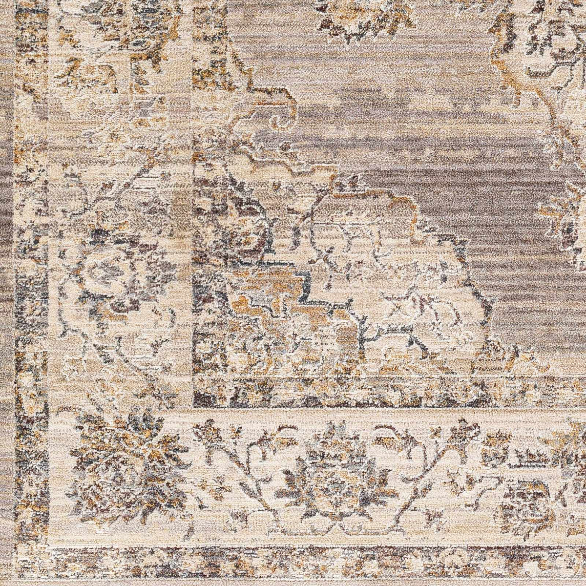 Cream Brown Zola Area Rug - Clearance