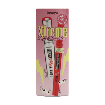 Benefit Black Mascara & Eye Liner Xtreme Lash & Line Duo Set (Blemished Box)