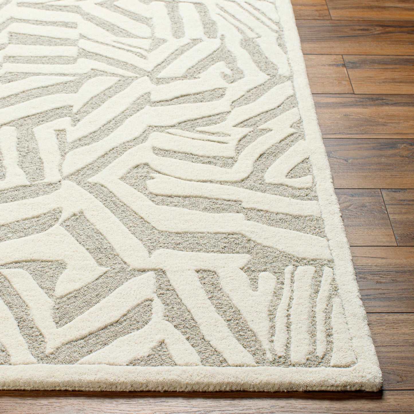 Avian Cream Wool Area Rug - Clearance