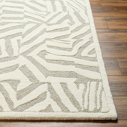 Avian Cream Wool Area Rug - Clearance
