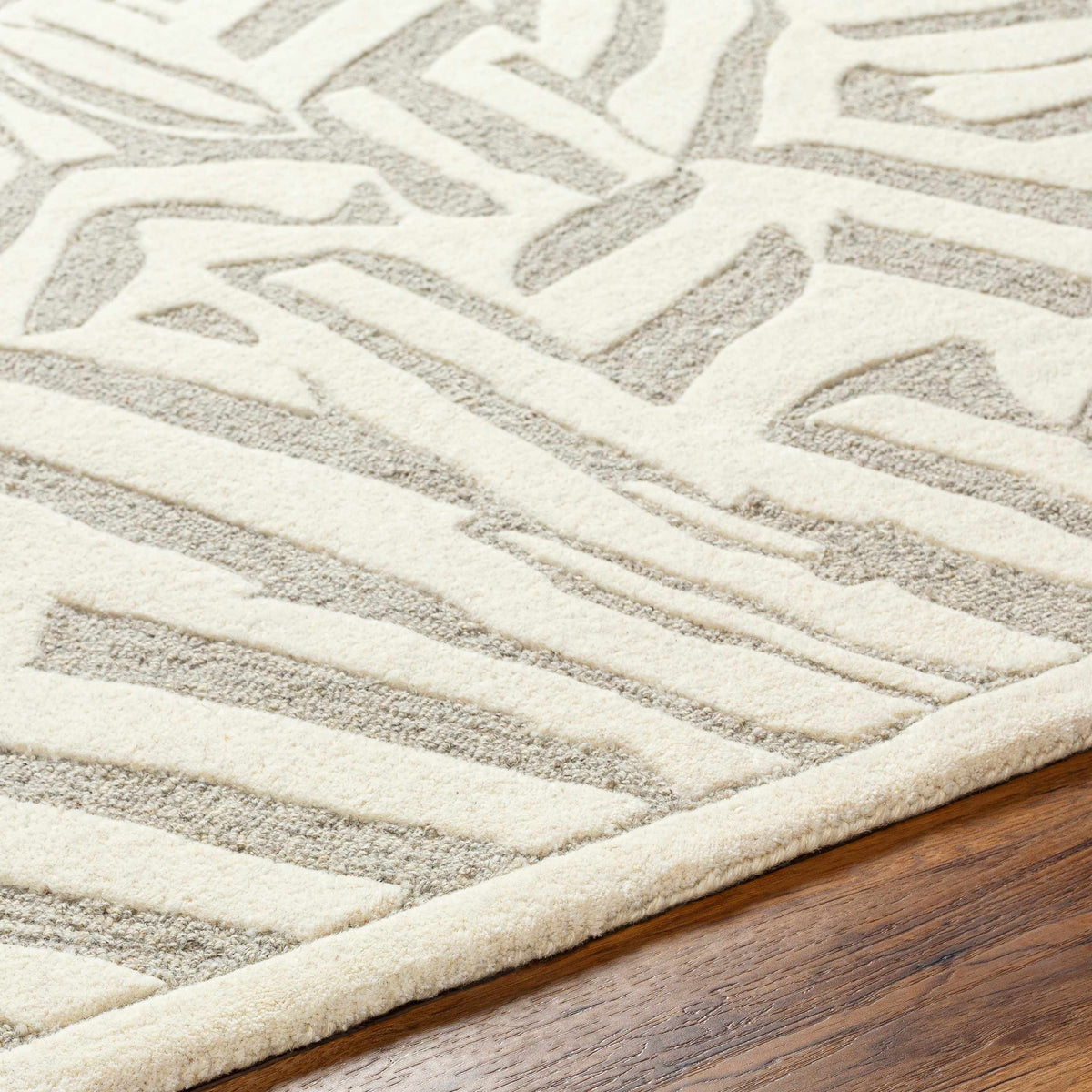 Avian Cream Wool Area Rug - Clearance