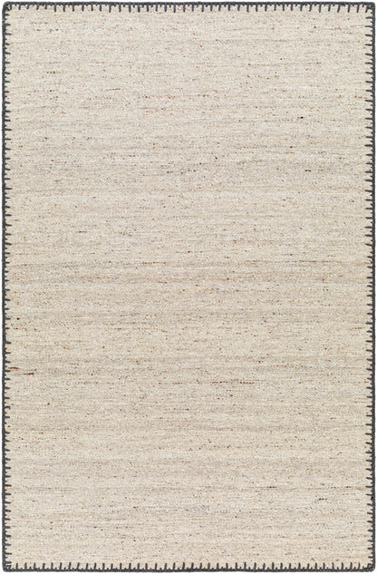 Ayumu Beige Hand Woven Wool Area Rug