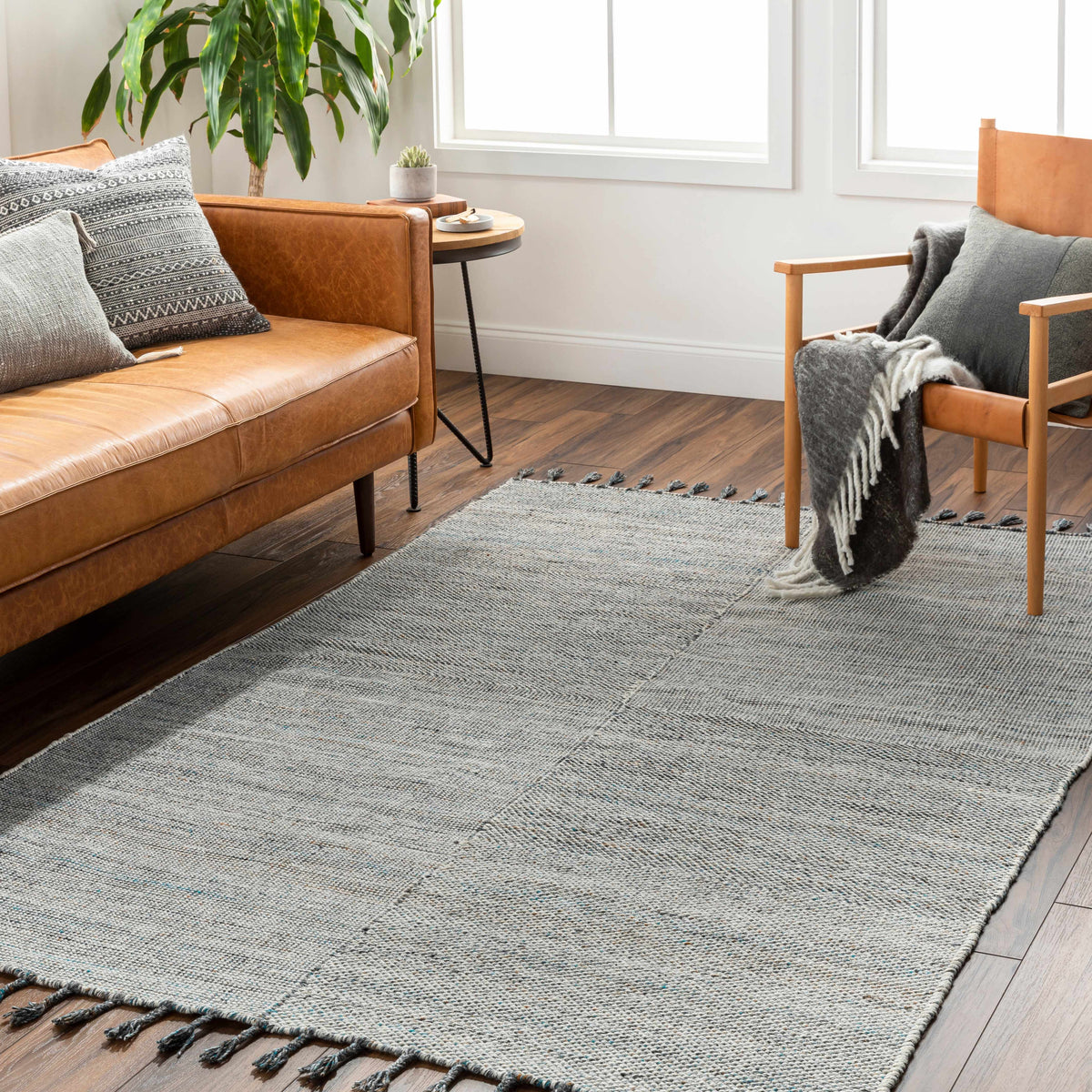 Anaya Beige & Teal Area Rug - Clearance