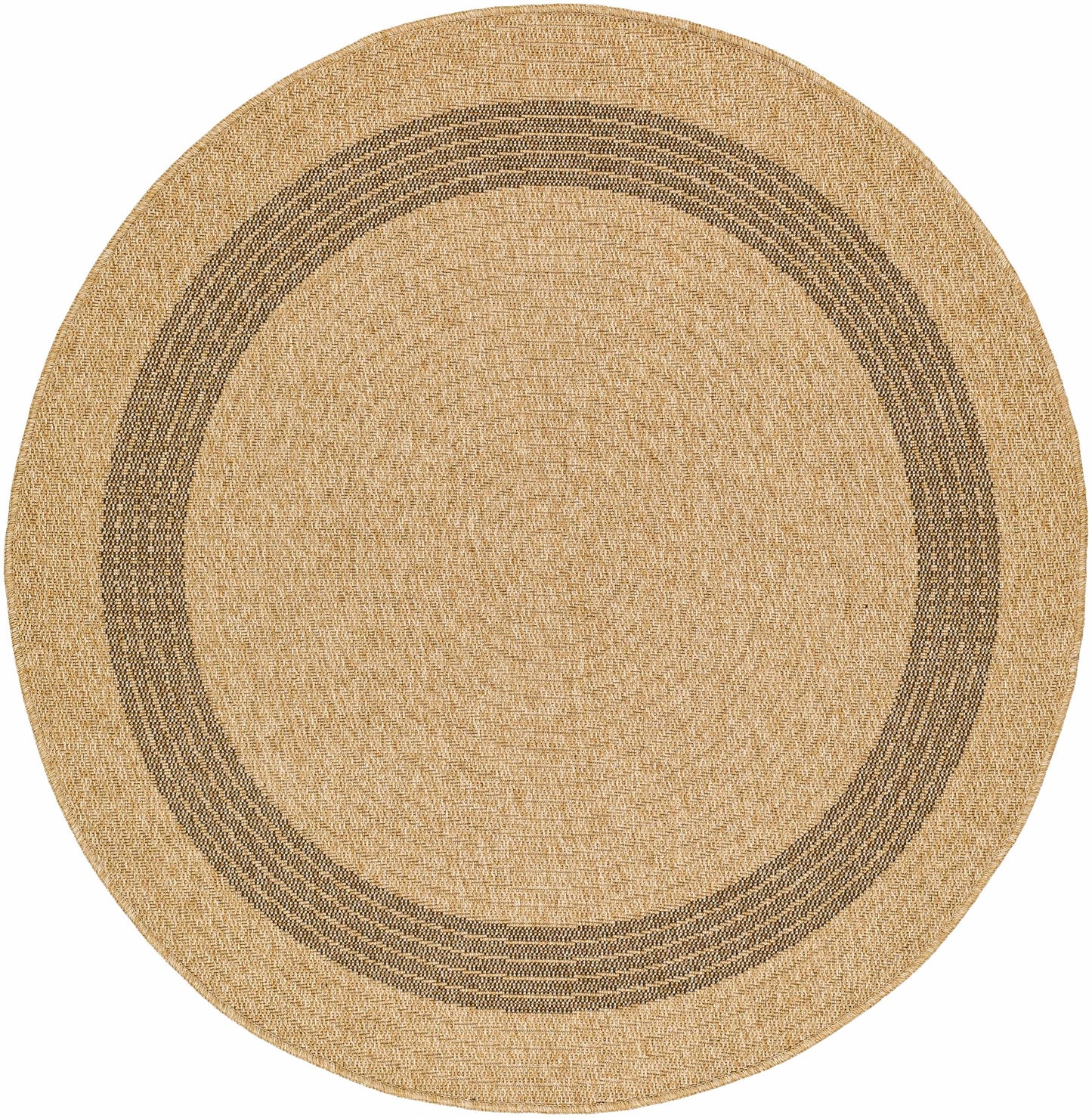 Andie Bordered Faux Jute Rug - Clearance