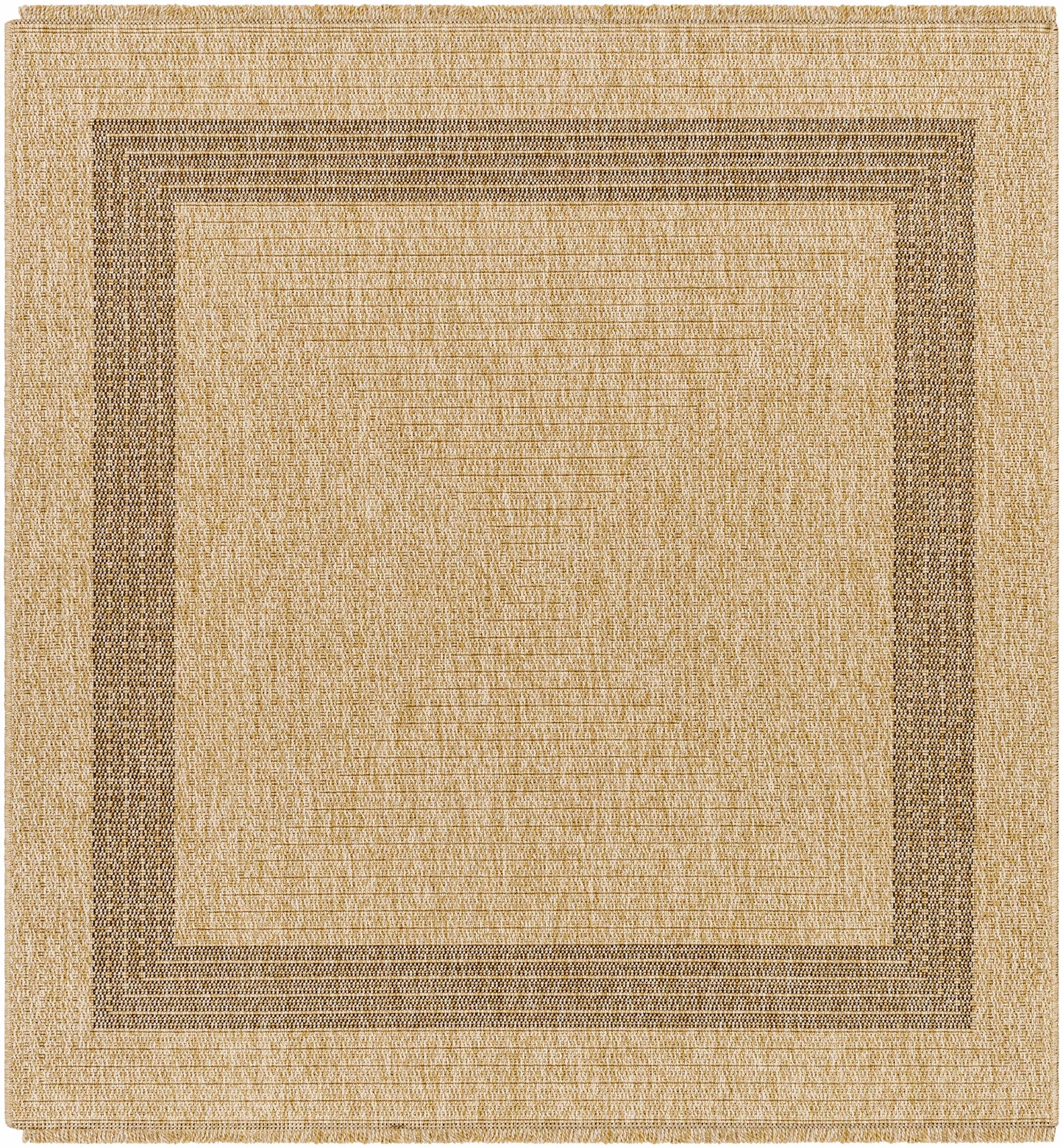 Andie Bordered Faux Jute Rug - Clearance