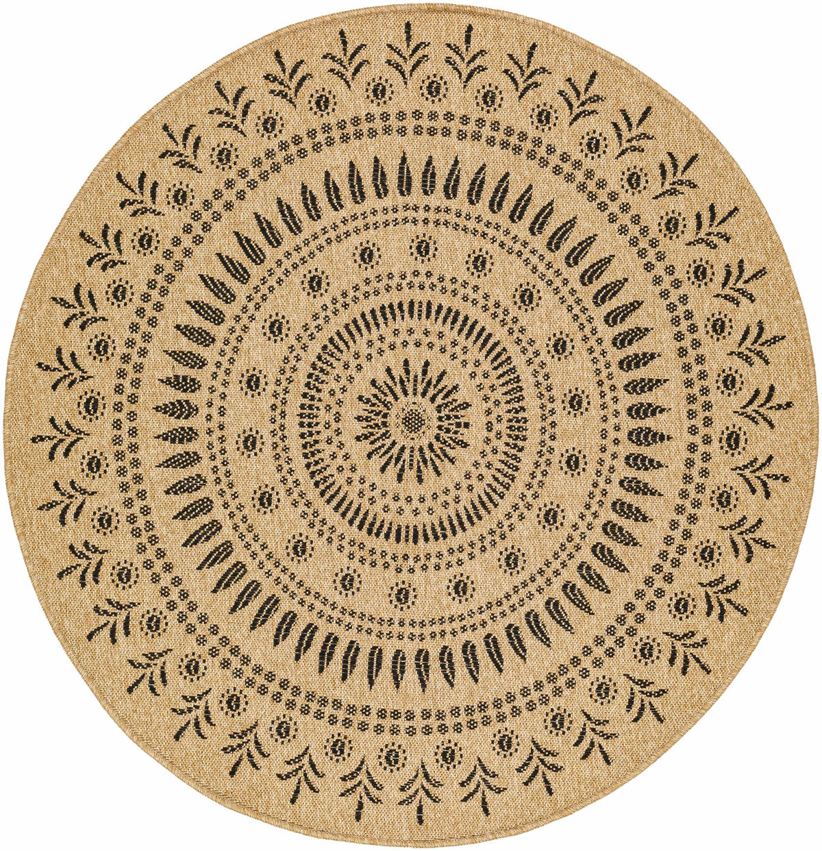 Beata Round Faux Jute Rug - Clearance