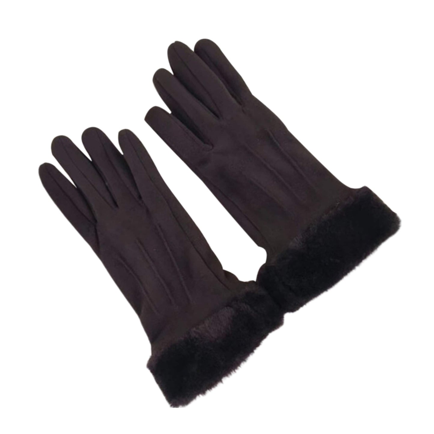 Clarissa Faux Suede Touch Gloves