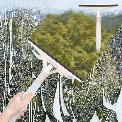 2-in-1 Window Squeegee with Spray Bottle