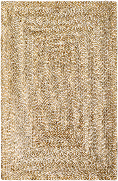 Elkie Beige Jute Area Rug - Clearance