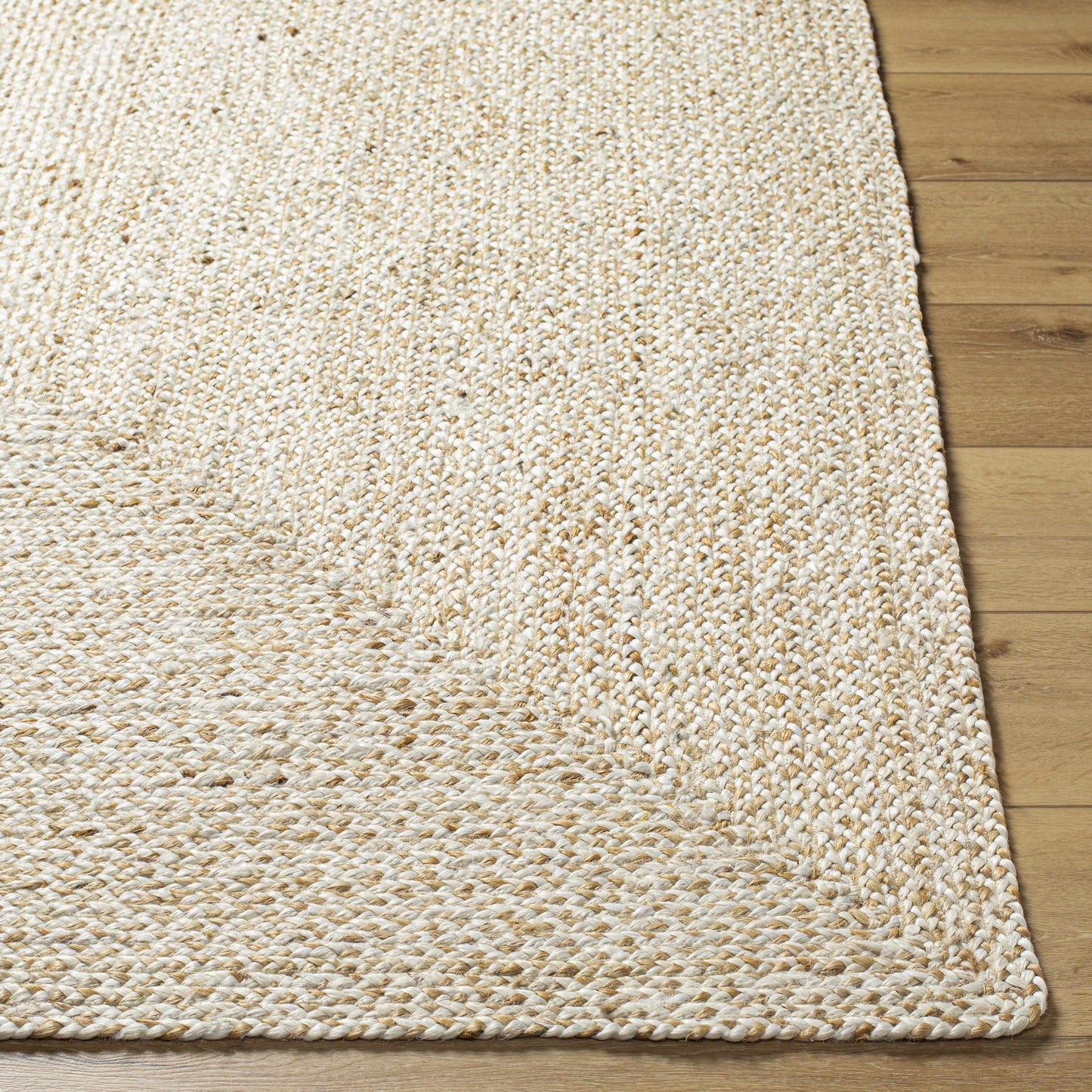 Elkie Cream Jute Area Rug