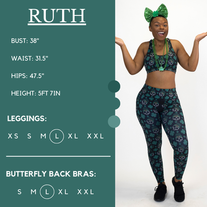 Constantly Varied Gear Shamrock Skulls Leggings