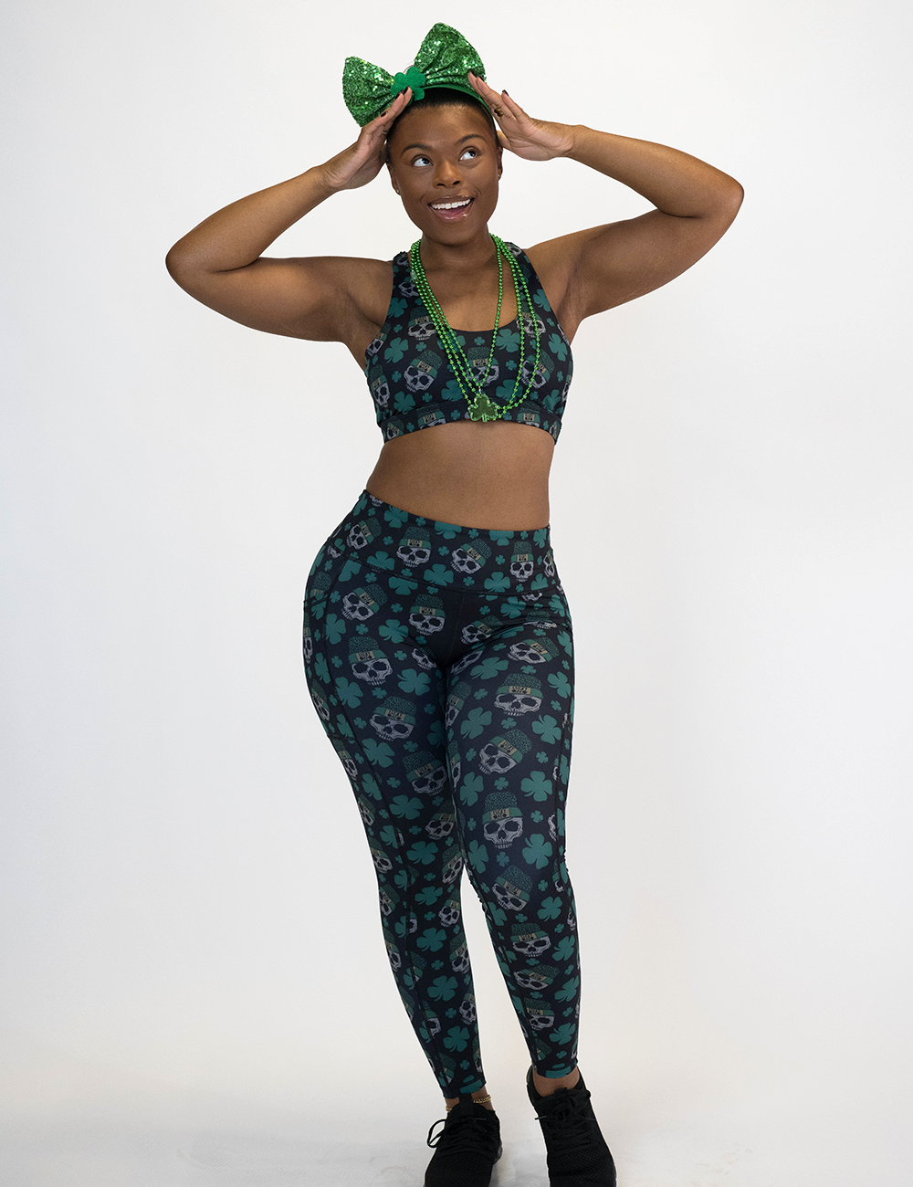 Constantly Varied Gear Shamrock Skulls Leggings
