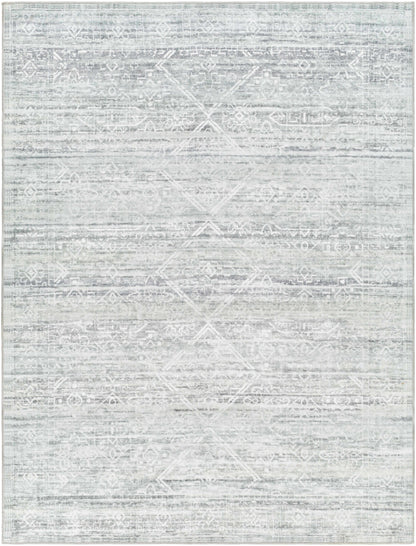 Blake Light Gray Washable Area Rug