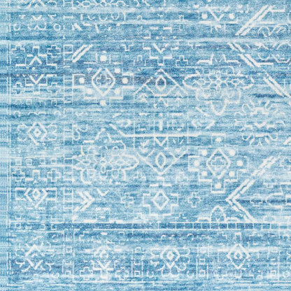 Blake Arctic Sky Washable Area Rug