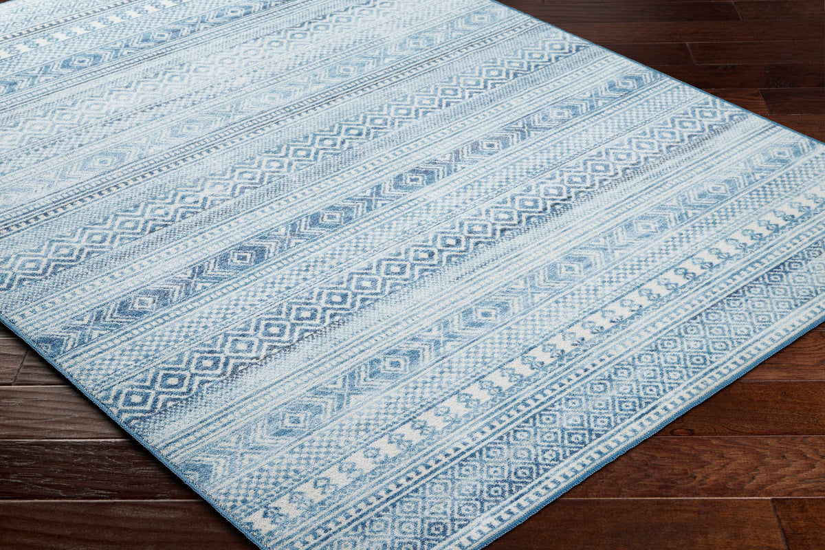 Gizeh Arctic Stone Washable Area Rug - Clearance
