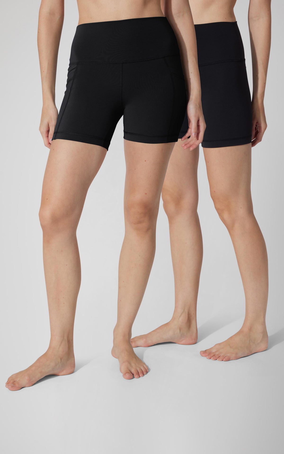 90 Degree by Reflex 2 PK Lux 5" One Classic and One Pocketed Shorts