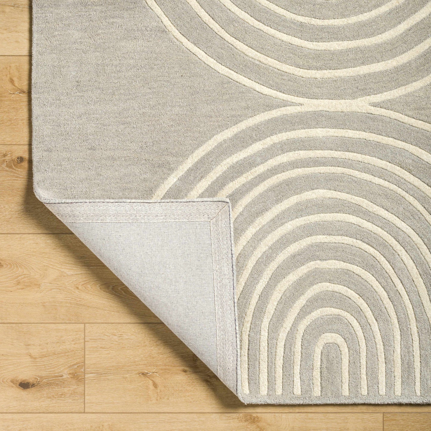 Fuat Medium Gray Area Rug
