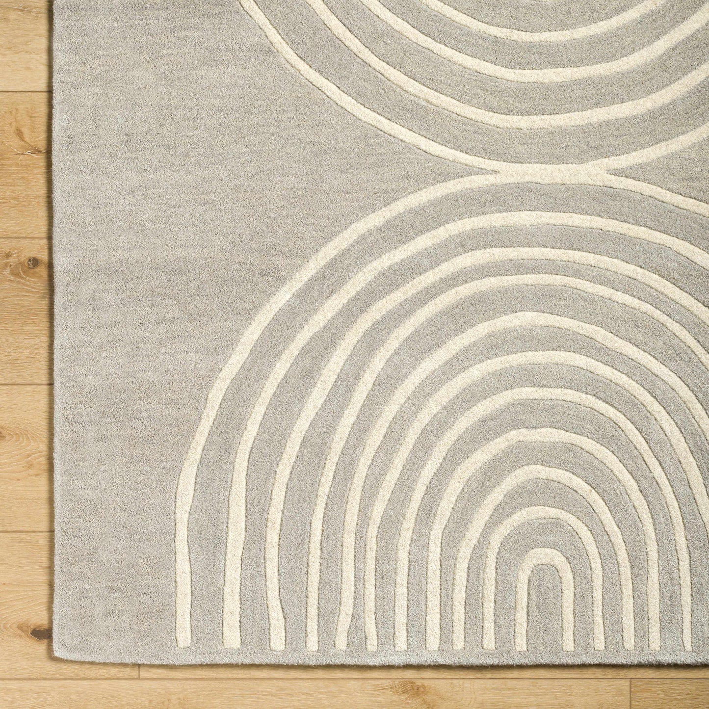 Fuat Medium Gray Area Rug