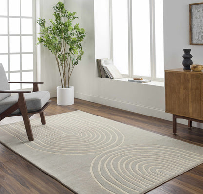 Fuat Medium Gray Area Rug